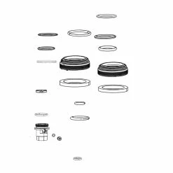 RockShox Forgaffel 200h Servicekit SID 32 Base C1 - 00.4318.025.192