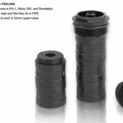 RockShox Bottomless Tokens Air Cap Kit - Sort - 11.4018.032.002