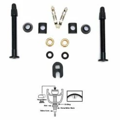 Orange-seal Tubeless Ventil Orange Seal FV 80 Mm - 2 Stk - 60503