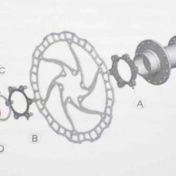 Shimano SM-RTAD05 Adaptor Centerlock/IS 6-hul - ESMRTAD05