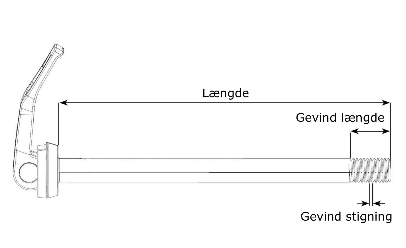 Rockshox Maxle Lite Stikaksel 110mm / ø20 (M20x2,0) Thru Bolt - 00.4315.013.030 3 Rockshox Maxle Lite Stikaksel 110mm / ø20 (M20x2,0) Thru Bolt - 00.4315.013.030