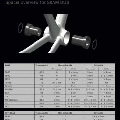 CeramicSpeed PF30 SRAM DUB MTB Krankboks Coated - Sort - 105925 -Dæk Salg ceramicspeed dub spacer 1