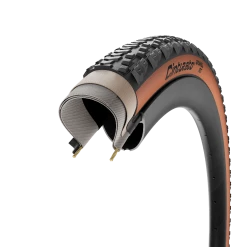 Pirelli Cinturato Gravel RC 700x45C TLR Classic - Sort/brun - 4216100