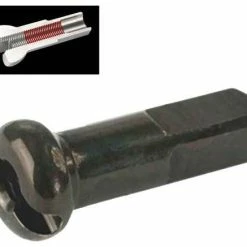 Dt-swiss DT Swiss Nippel Pro Lock Std Messing 2x12 Mm Sort - 4 Stk - NPBA20120S0xxx