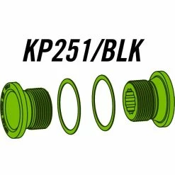 Cannondale Krankarms Bolt Si Kranksæt 2 Stk - KP251/BLK