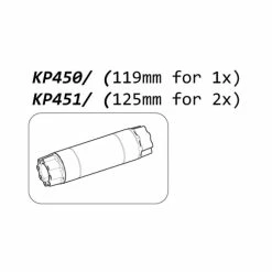 Cannondale Krankaksel 125 Mm Ai 2x Si/SiSL2 - KP451