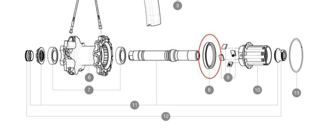 Mavic ITS-4 Freehub Body Seal - L9961070001 4 Mavic ITS-4 Freehub Body Seal - L9961070001 - Billede 2