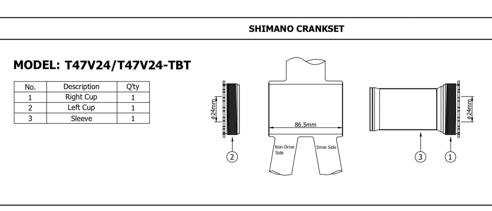 Krankboks TOKEN T47V24 24 Mm - TK-T47V24 4 Krankboks TOKEN T47V24 24 Mm - TK-T47V24 - Billede 2