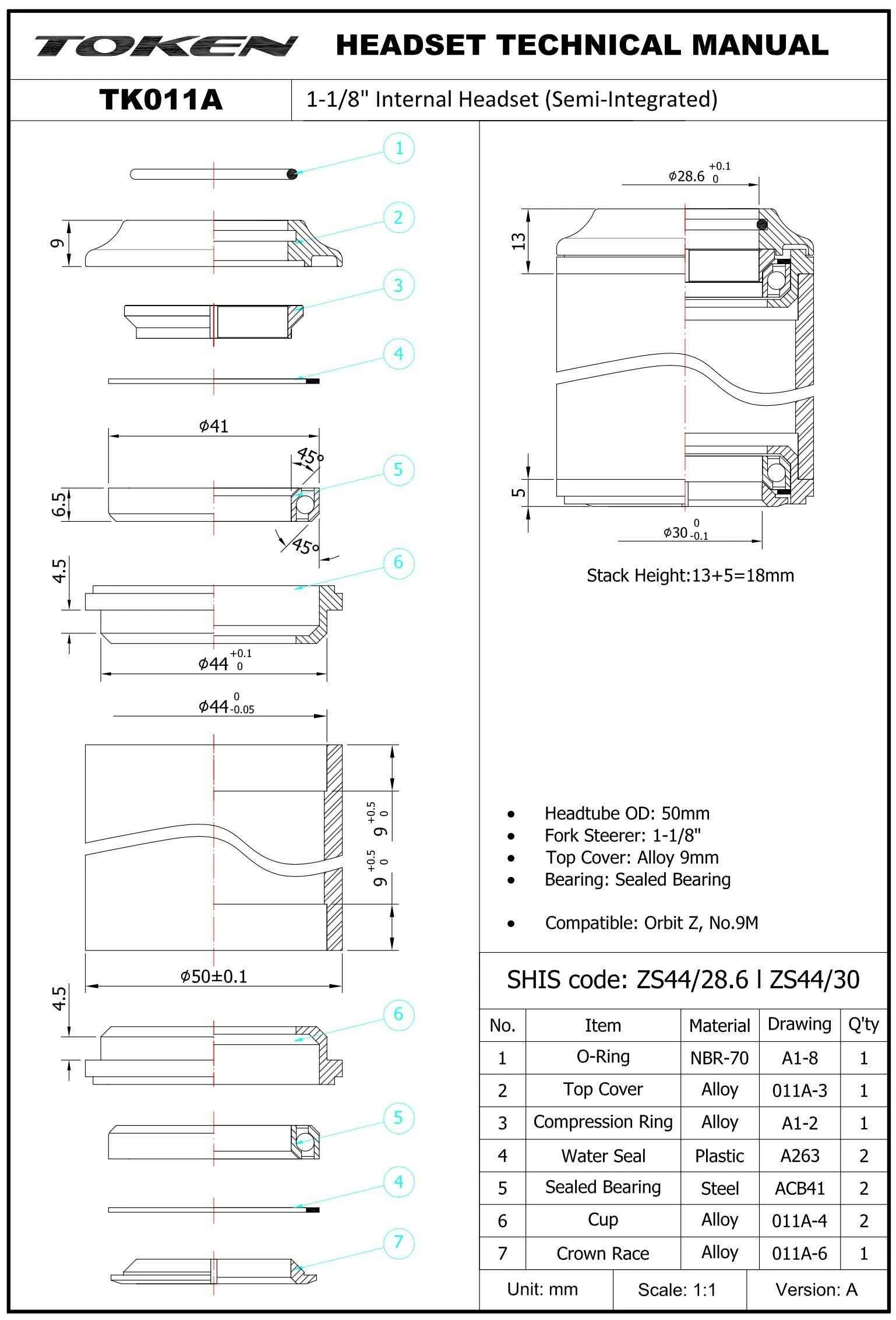 Styrfitting Token 1-1/8" - 1-1/8" Semi - TOKEN TK011A 3 Styrfitting Token 1-1/8" - 1-1/8" Semi - TOKEN TK011A