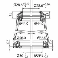 Styrfitting Token 1-1/8" - 1,5" - TOKEN TK015B -Dæk Salg tk035a 035ar spec 2