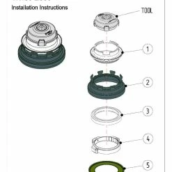Styrfitting Token 1-1/8" - 1,5" - TOKEN TK015B -Dæk Salg tk158 side 1