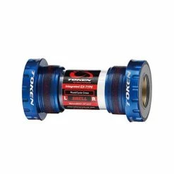 Krankboks TOKEN TK-878EX Hollowtech BSA - Blå