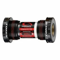 Krankboks TOKEN TK-878-TBT-EX Tiramic Hollowtech BSA - Sort