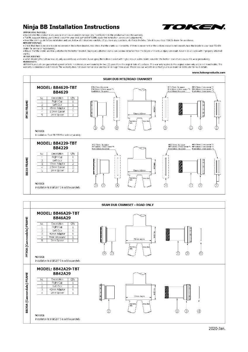 SRAM Krankboks TOKEN DUB BB30 Cannondale Ai - BB42A29 4 SRAM Krankboks TOKEN DUB BB30 Cannondale Ai - BB42A29 - Billede 2
