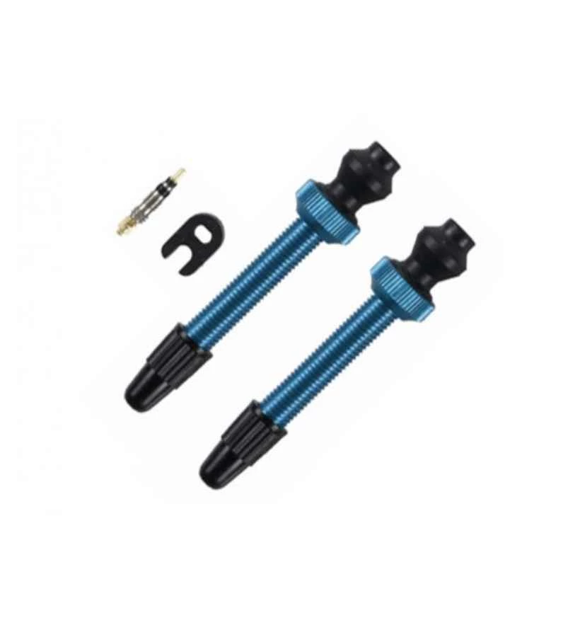 Allbike Tubeless Ventil Barbieri FV 45 Mm - 2 Stk - Blå - AD/PRE45BLU 3 Allbike Tubeless Ventil Barbieri FV 45 Mm - 2 Stk - Blå - AD/PRE45BLU