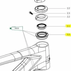 Orbea Alma Carbon 2021 Blocklock Cup And Bearing Assembly - X0310000